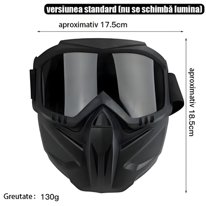 Máscara de soldador con ajuste automático de luz, protección completa contra luz intensa y radiación, diseño dividido, ventilada, aislante del calor y protectora para los ojos.
