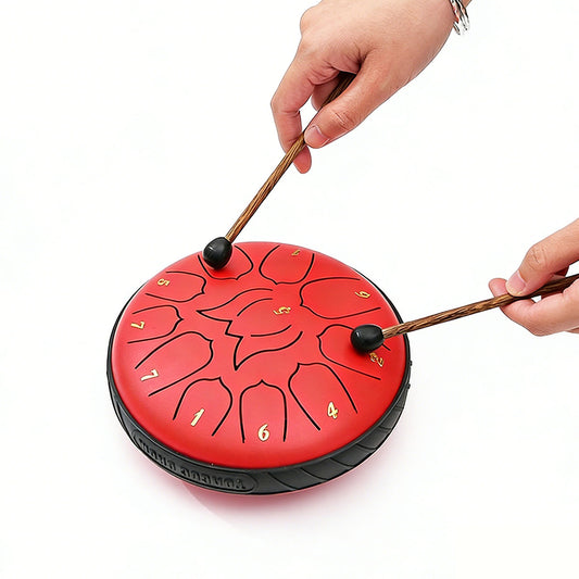 Tambor de sonido etéreo, tambor olvidado, tambor sin preocupaciones, instrumento de percusión para principiantes infantiles.