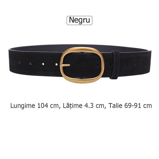 🔥 ¡Imprescindible estilo waste land! Cinturón ancho de ante, con abrigo o vestido tu cintura vintage al instante