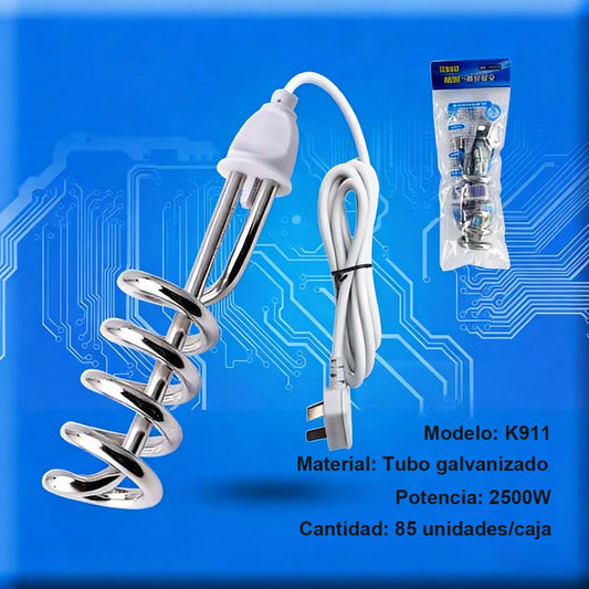 Hervidor de alta potencia, calienta rápidamente, apagado automático, calefacción rápida para bañeras y cubos.