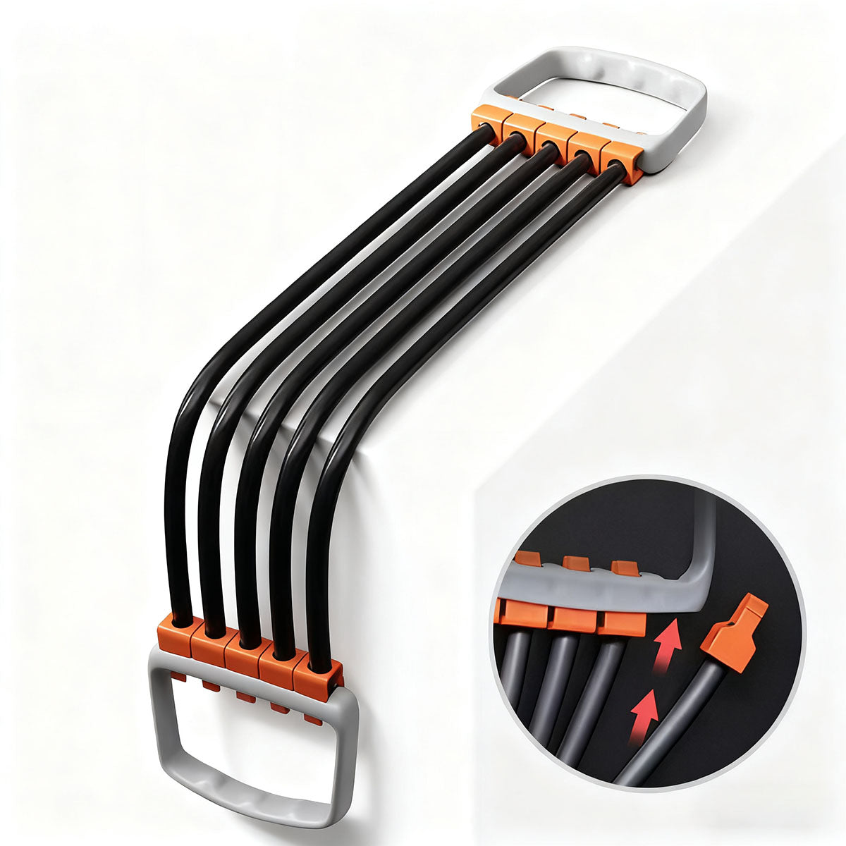 Cuerda de resistencia para entrenar la espalda, tensor en 8, banda elástica para abrir dorsales, estiramiento de espalda bonita, cuerda para entrenar pectorales y hombros.