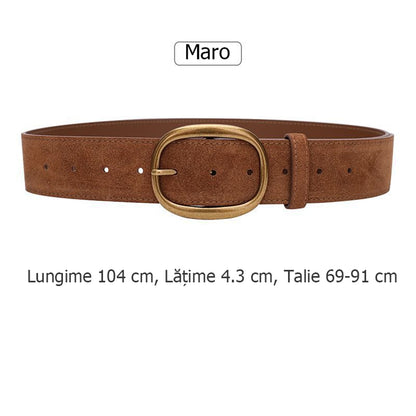 🔥 ¡Imprescindible estilo waste land! Cinturón ancho de ante, con abrigo o vestido tu cintura vintage al instante