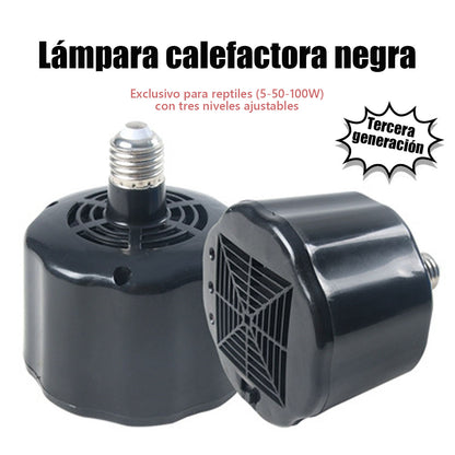 "Lámpara de calefacción para aves, ideal para mascotas, incubadoras, reptiles y ganadería. Proporciona calor y calefacción con aire caliente para mantener el ambiente cálido."