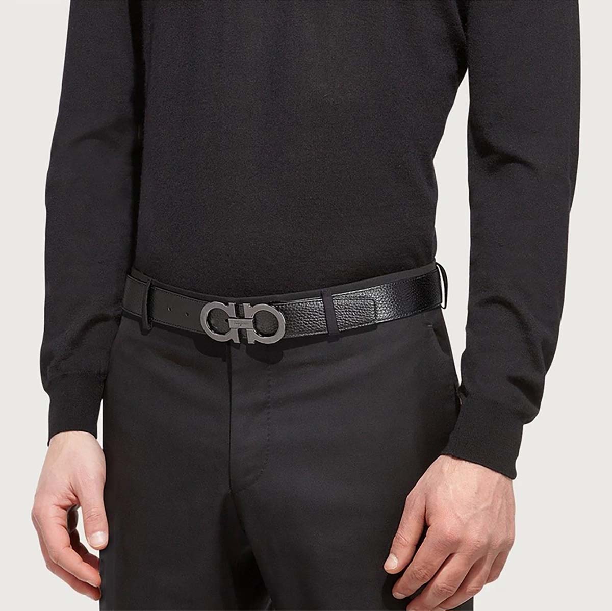 Curea de lux Fila, monogramă, model business pentru bărbați și casual pentru femei, cu cataramă automată