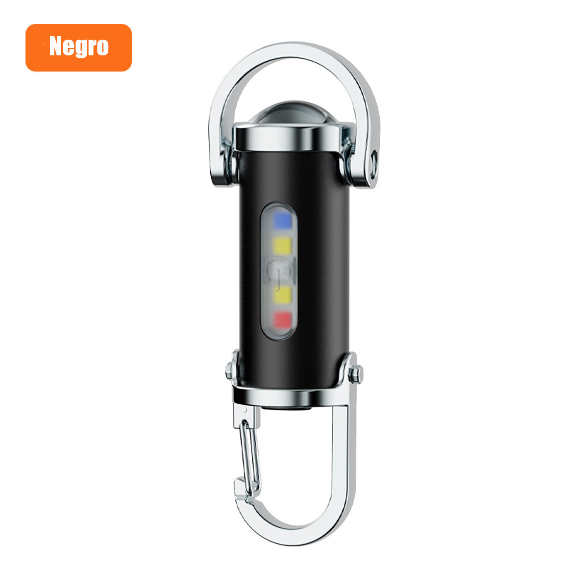 Linterna mini de bolsillo con llavero colgante portátil para exteriores, recargable y multiusos de emergencia