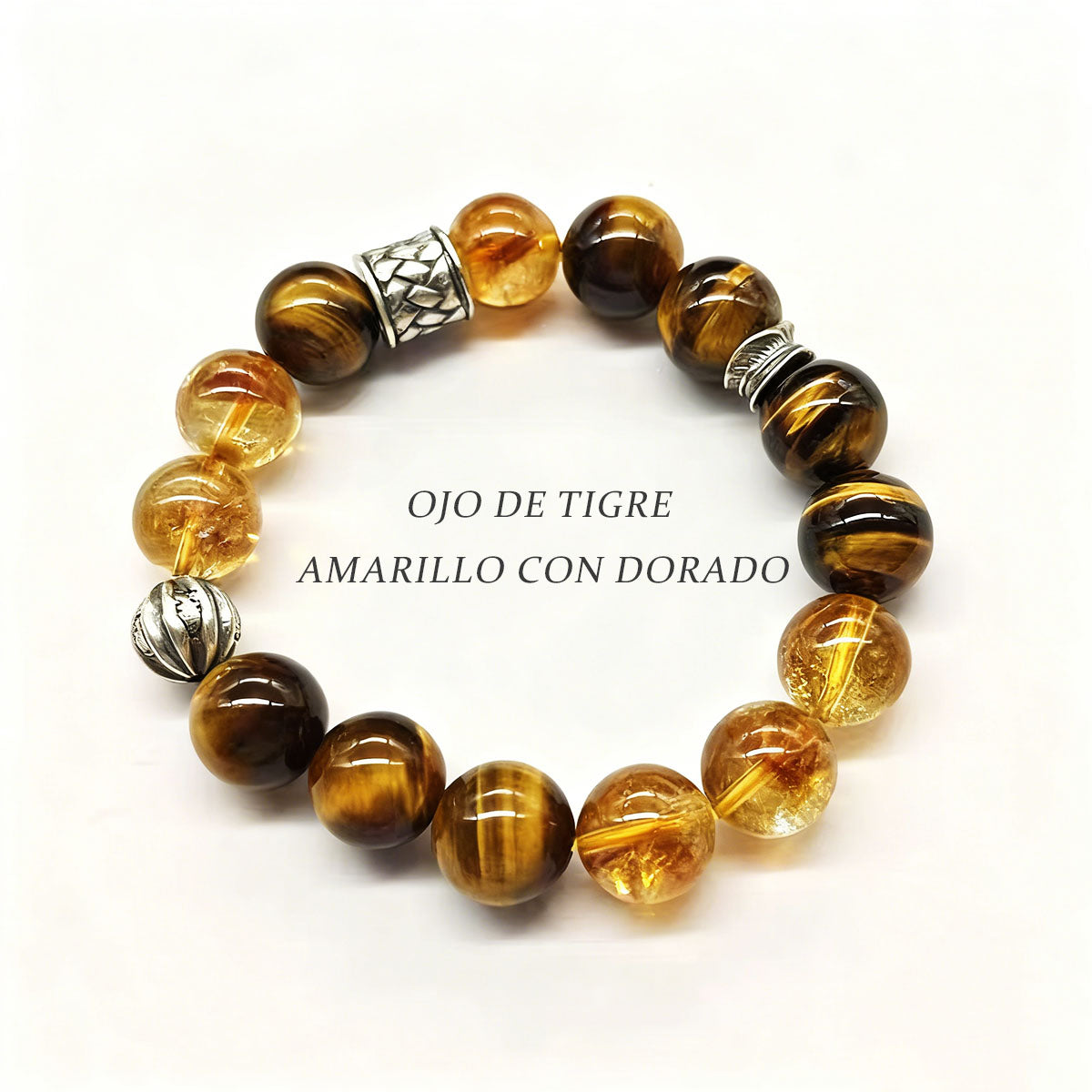 Colección de pulseras para parejas Qiyi – modelo «Gato sin rostro» y ojo de gato blanco, elaboradas con auténtica obsidiana plata; accesorio new-chic para mejores amigas y enamorados.