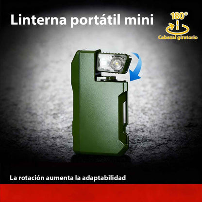 Linterna EDC recargable G5 EDC light 400 lúmenes, linterna magnética portátil y mini.