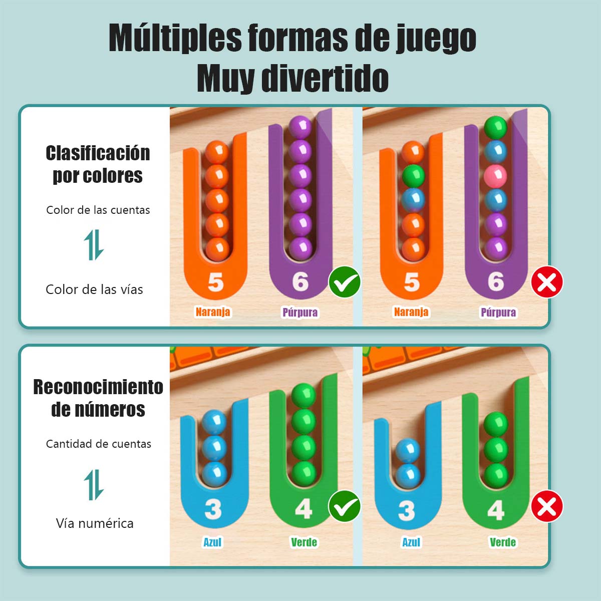 Juguete educativo para niños, laberinto magnético 2 en 1, juguete de concentración tridimensional, juego de desafíos para bebés, juguete de aprendizaje temprano.