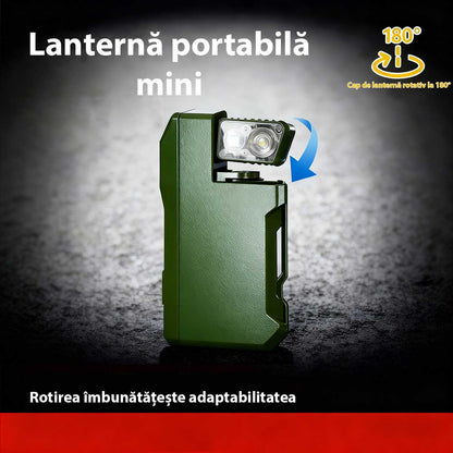 Lanternă EDC reîncărcabilă G5 EDC light, 400 lumeni, lanternă mini magnetică portabilă.