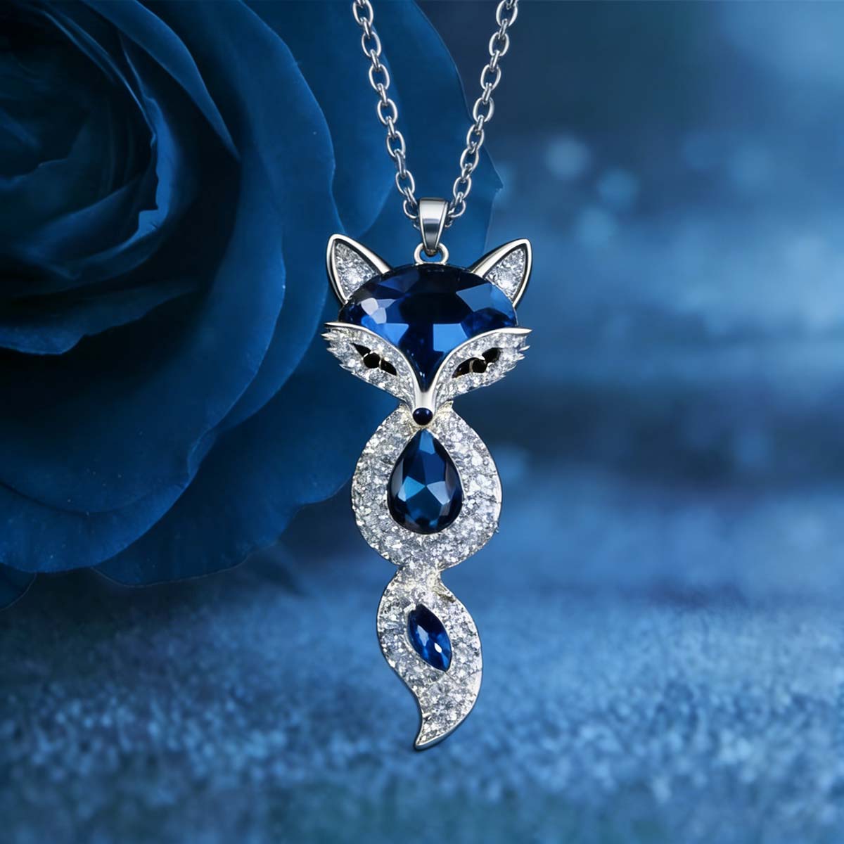 Collar largo de estilo coreano para mujer, colgante de cristal versátil y elegante, complemento perfecto para prendas de otoño e invierno.