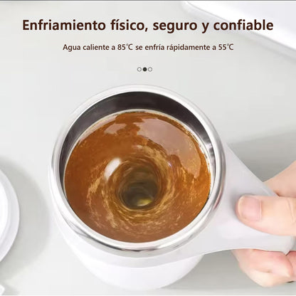 Taza de café automática para personas perezosas, taza de agitación por rotación magnética eléctrica, taza de leche estilo mágic, taza de café.
