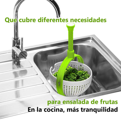 Nuevo Salad Spinner, centrifugadora para ensaladas, limpiador de verduras de cocina, cesta centrífuga para escurrir agua