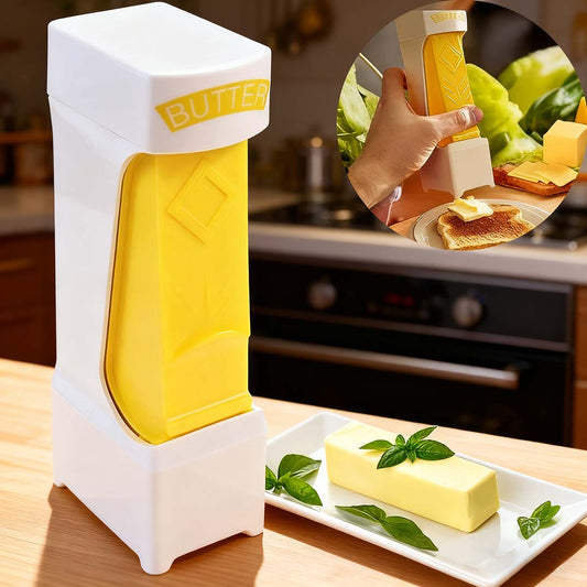 ¡Nueva herramienta de cocina esencial! Cortador de mantequilla y rebanador de queso, ¡distribuye cada bocado con facilidad!