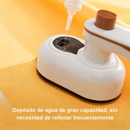 Plancha eléctrica 2 en 1 para uso doméstico - Plancha de mano compacta, con función de planchado en seco y en húmedo, modelo nuevo y plegable.