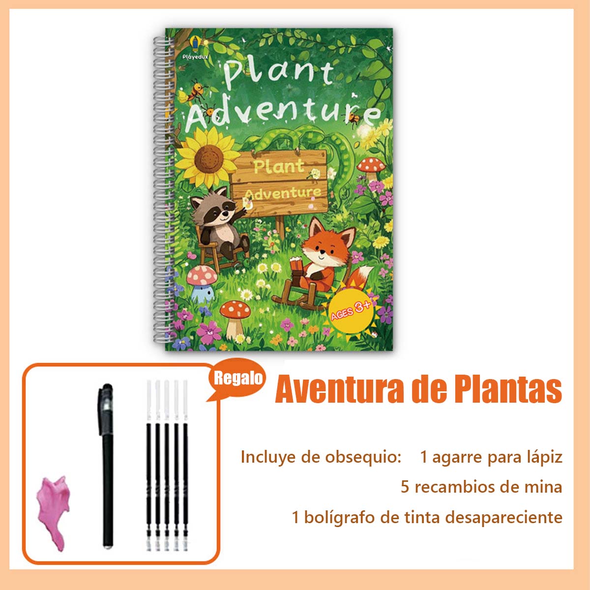 Nuevo cuaderno con ranuras en inglés para niños, cuaderno de dibujo preescolar, cuaderno de ejercicios divertido para colorear.