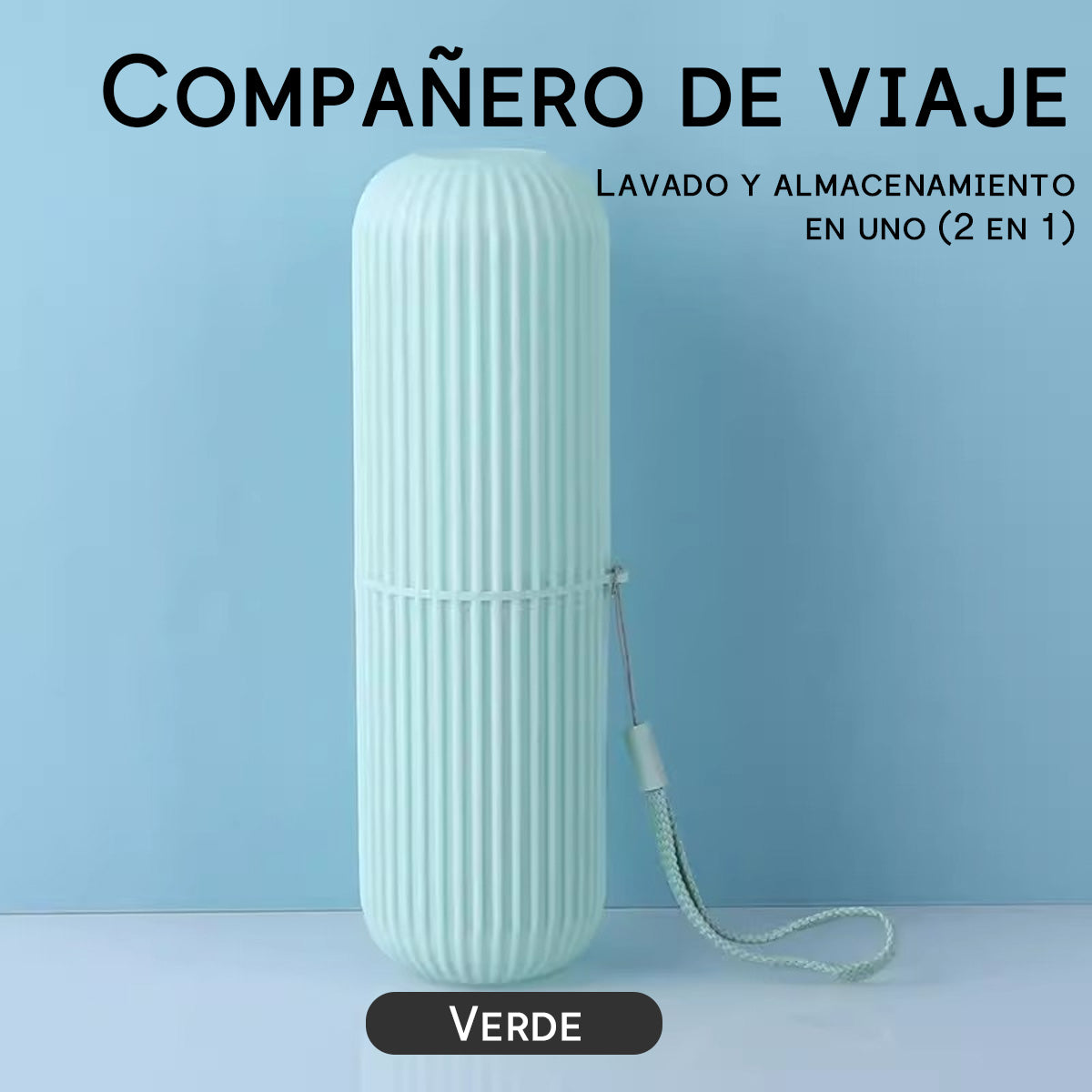 Estuche de cepillo de dientes de plástico, vaso portátil para cepillarse, kit de enjuague bucal, taza grande para pasta de dientes, caja de almacenamiento para utensilios dentales