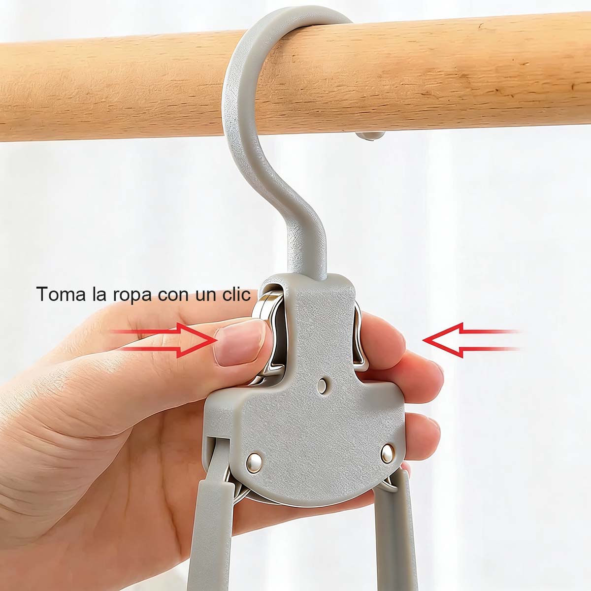 Percha plegable multifuncional para hogar, balcón, ropa de viaje, negocios, portátil, almacenamiento, soporte de hombros anchos sin marcas para colgar ropa.