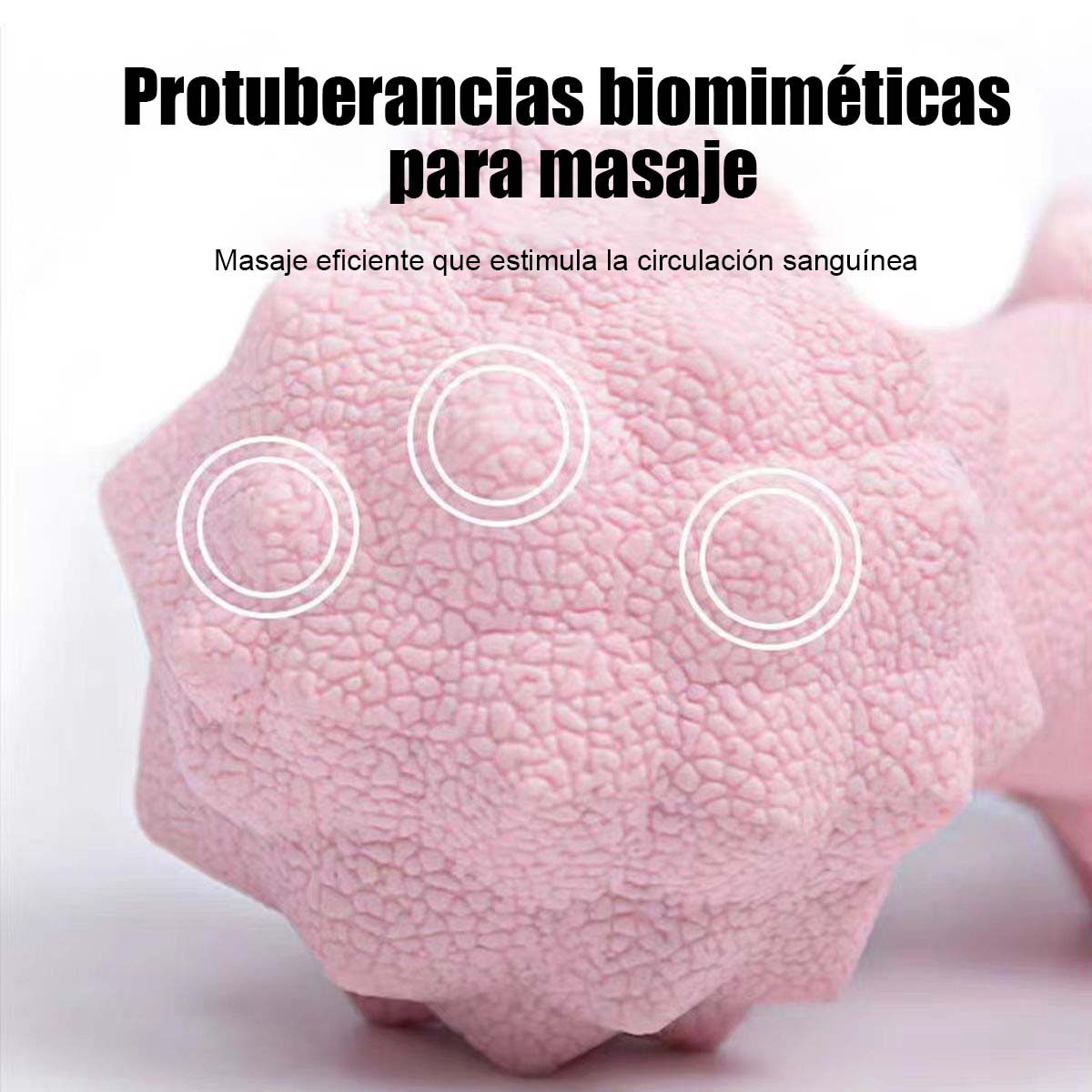 Bola de fasas para fitness y masaje, bola de masaje para cuello, hombros, cintura, piernas y alivio muscular, masaje de planta del pie, bola de cacahuate para yoga y cuidado de la salud.