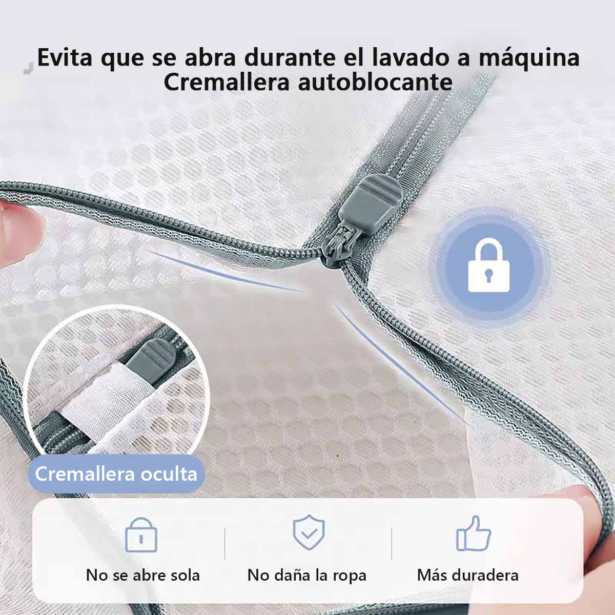 Bolsa de lavado para sujetadores, especial para lavadora – protege la forma del sujetador y evita deformaciones. Cuidado especial para tu ropa interior.