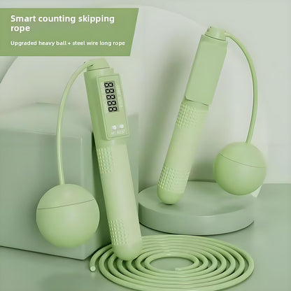 Comba sin cuerda para fitness, tonificación y pérdida de grasa, con balones pesados contables, ideal para adultos que quieren quemar calorías sin enredo.