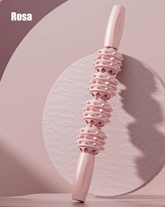 Masážní přístroj na nohy s válci – přístroj na zeštíhlení nohou, kruhový svěrací váleček, relaxace svalů stehen a lýtek, válec na nohy s hrbolky.
