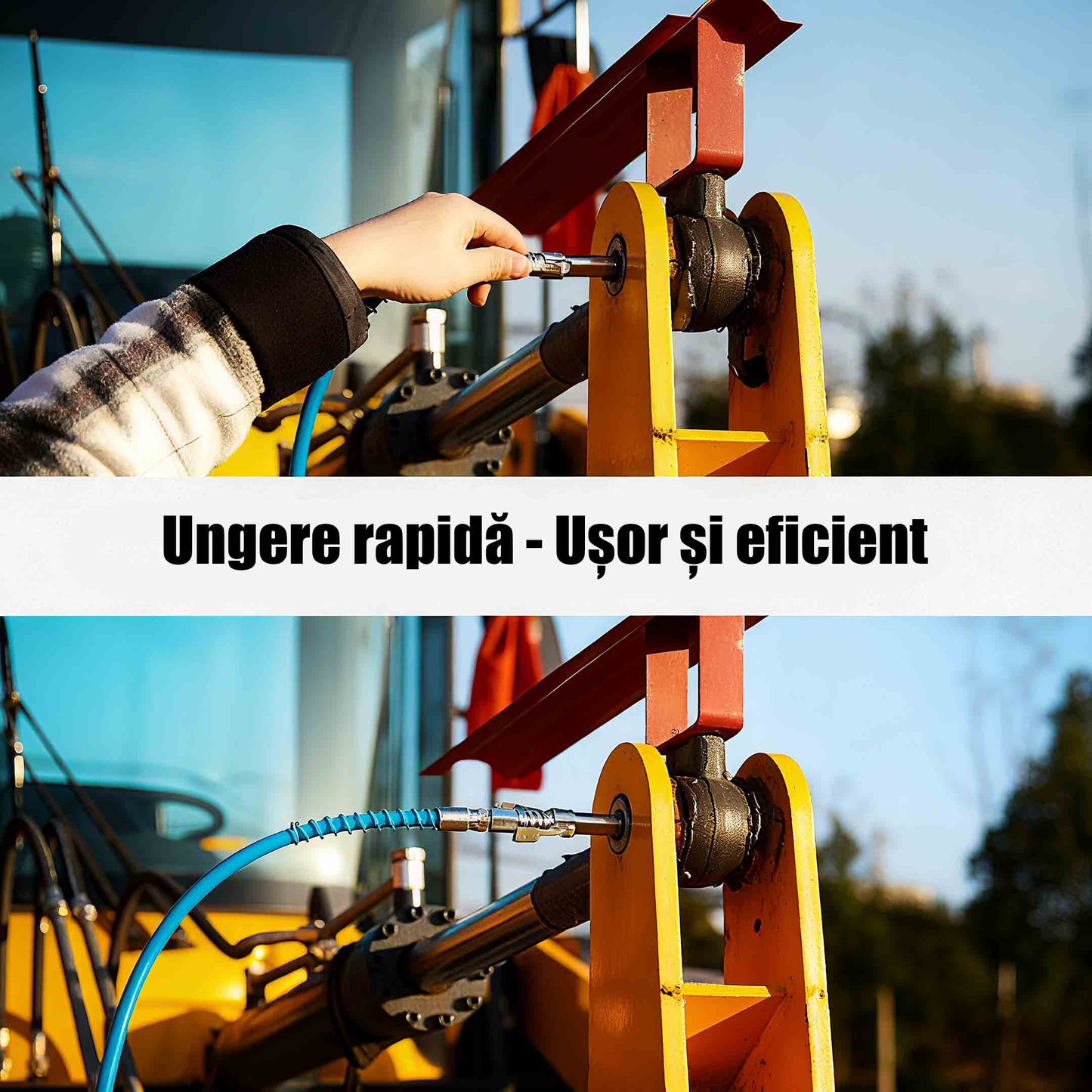 Juego de boquillas de engrase con doble mango