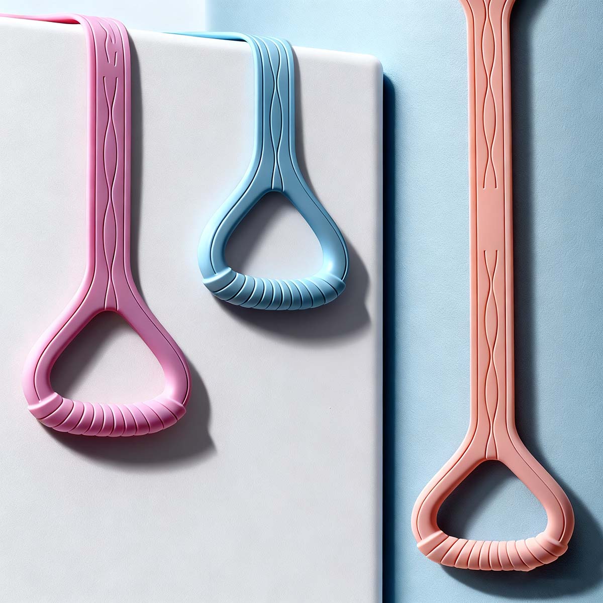 Tensor de resistencia en forma de 8 de silicona SLD – banda elástica para abrir la espalda, yoga y fitness, ideal para fortalecer y tonificar la espalda.