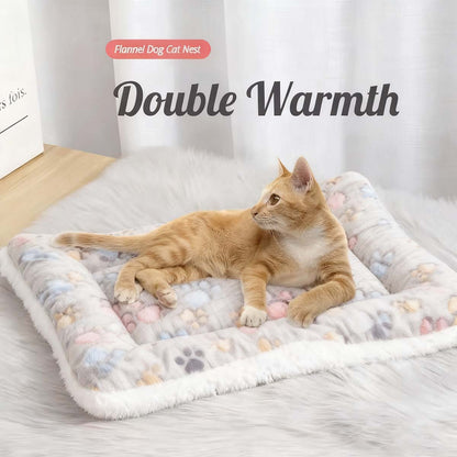 Alfombra para mascotas de temporada otoño-invierno, modelo abrigado y extra-grueso, manta/moqueta/cama suave para gatos y perros.