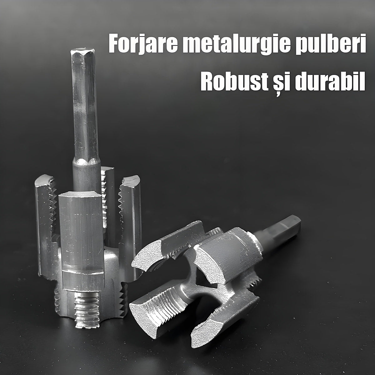 Mașină universală de filetat țevi, nouă, pentru interior și exterior, cu biți pentru mașină de găurit electrică