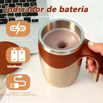 Taza de café automática para personas perezosas, taza de agitación por rotación magnética eléctrica, taza de leche estilo mágic, taza de café.