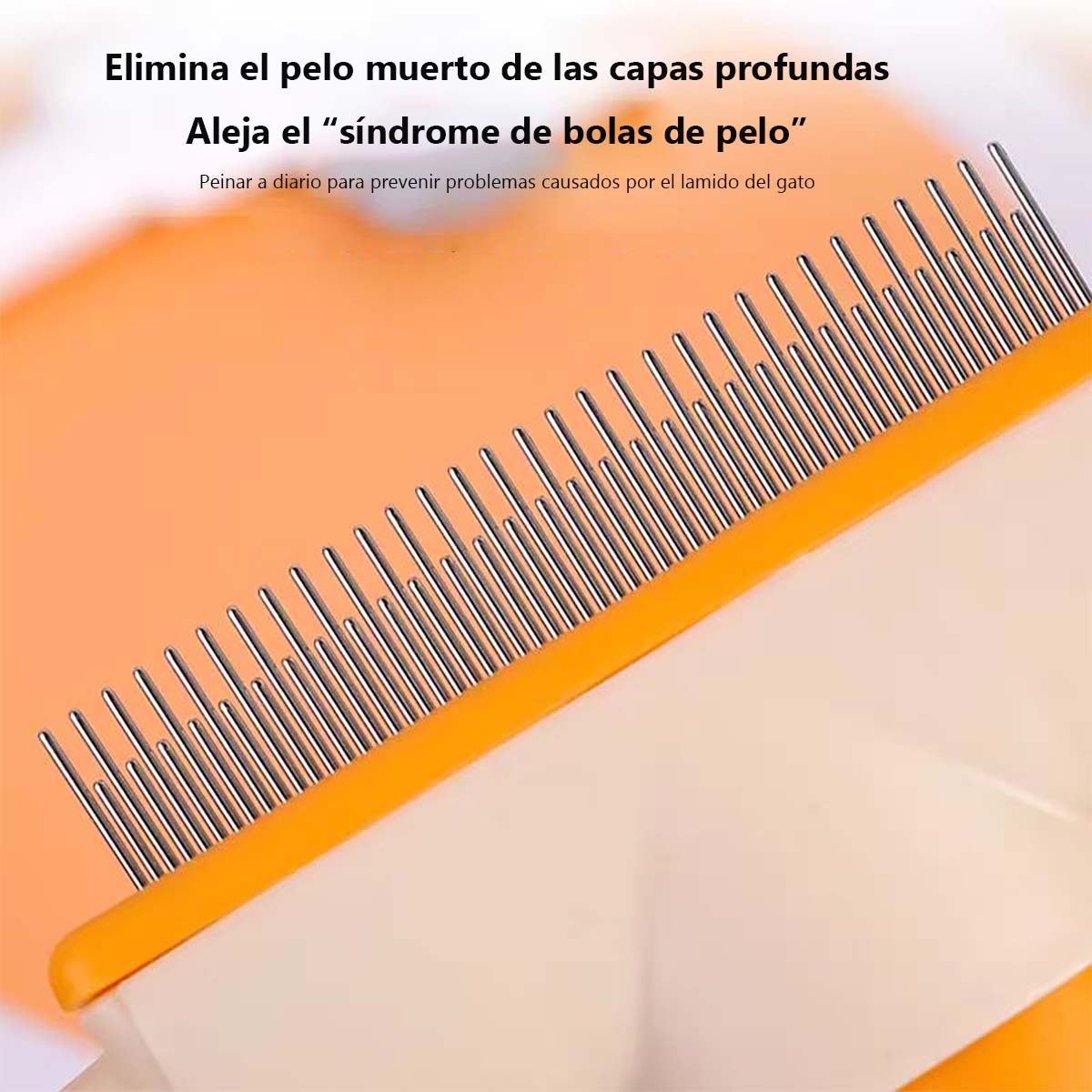 Cepillo para mascotas, peine autolimpiante para gatos y perros, removedor de pelo suelto, limpiador para gatos y perros, peine esponjoso para gatos y perros tipo Teddy.