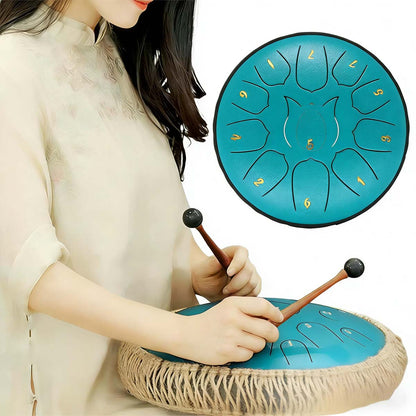 Tambor de sonido etéreo, tambor olvidado, tambor sin preocupaciones, instrumento de percusión para principiantes infantiles.