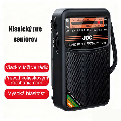 Multifrekvenčné a viacpásmové rádio s automatickým vyhľadávaním staníc a viacerými funkciami