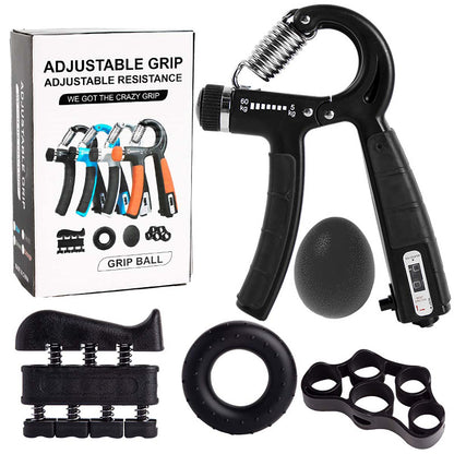 Juego de entrenadores de fuerza ajustables para las manos, anillo de fuerza, entrenador de dedos, set de 5 piezas para entrenamiento de fuerza y fitness.
