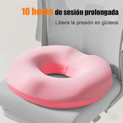 Cojín para glúteos de memoria: El rey de la comodidad. Alivia el dolor de coxis y es ideal para embarazadas, oficina y viajes.