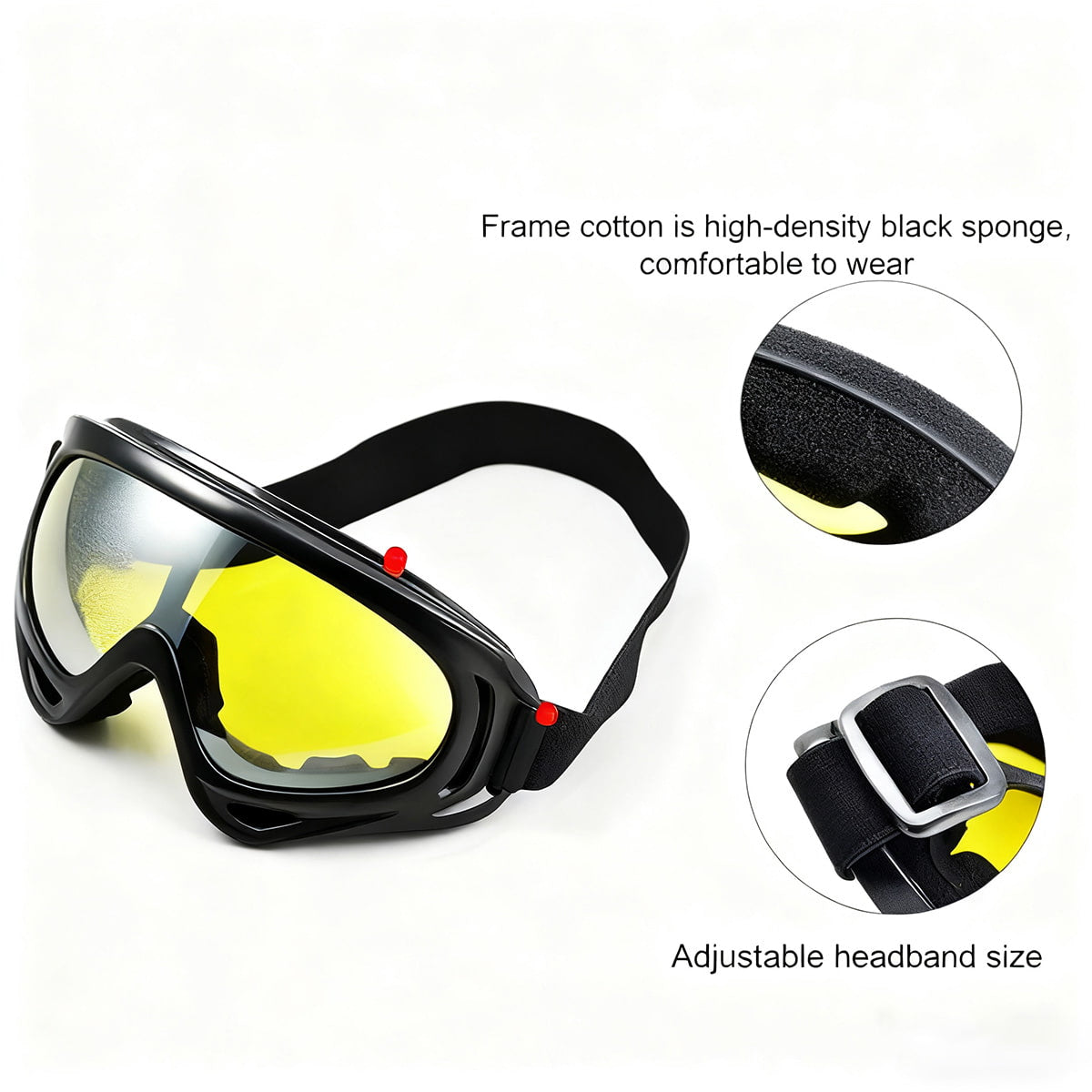 Ochelari de protecție împotriva vântului X400, unisex, pentru sport, schi, motocicletă, ciclism și activități în aer liber – model pentru adulți și copii