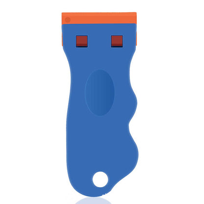 Cuchilla de plástico para quitar pegatinas, herramienta multifuncional para limpieza de películas de automóvil, pequeña espátula de plástico para eliminar residuos.