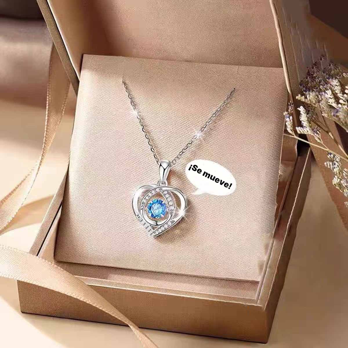 Nuevo set de diseño exclusivo "Corazón del Océano" | Collar con cristal azul en forma de corazón, pulsera de zirconia, joyería de amor para mujer.