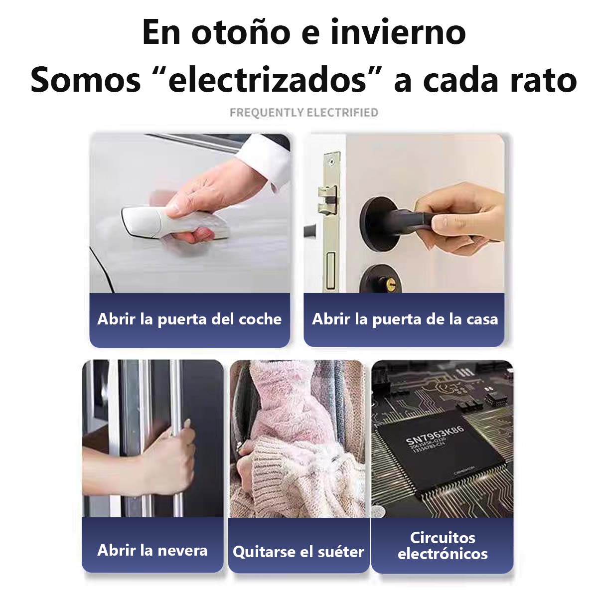 Llavero antistático para coche, eliminador de electricidad estática, barra antistática para automóvil, bolígrafo antistático para evitar descargas al tocar la puerta del vehículo.