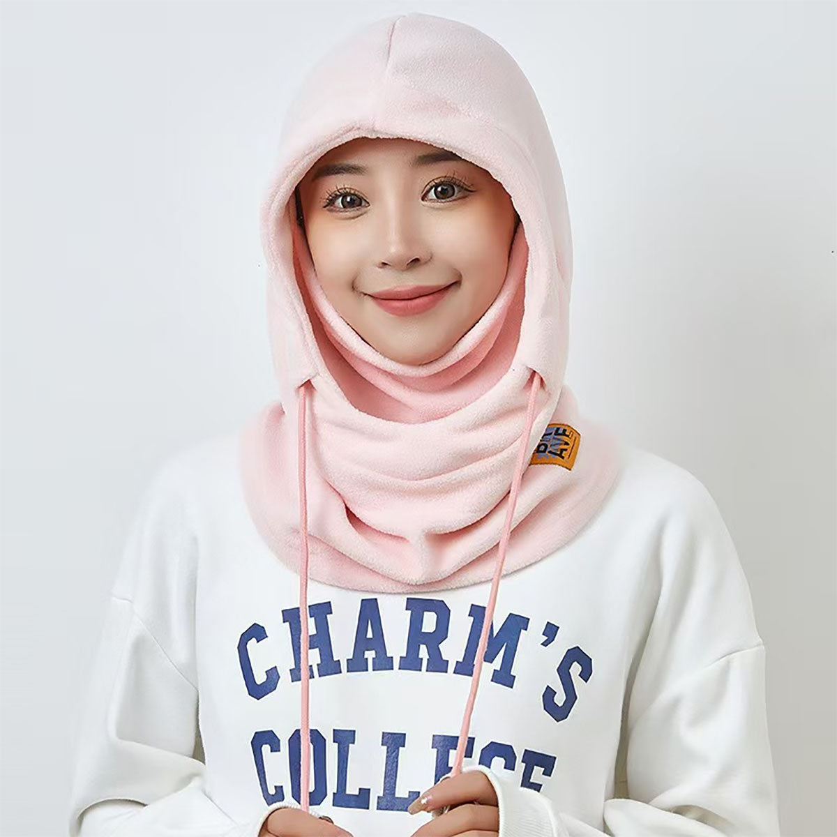 Gorro cortavientos de invierno unisex para exteriores, cuello tubular de ciclismo con pasamontañas integrado, orejeras acolchadas, protección facial antigrípe.