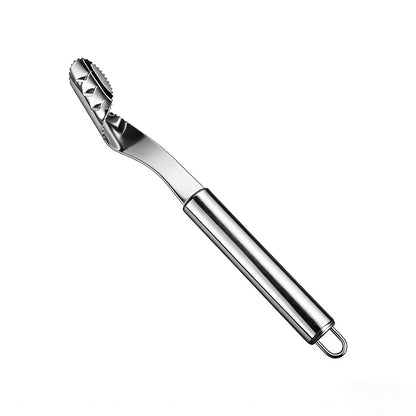 Dispozitiv din oțel inoxidabil pentru tăiat ardei iute și îndepărtat semințele, dispozitiv pentru îndepărtarea sâmburilor de ardei verde, unealtă pentru scoaterea sâmburilor și tăiat ardei.