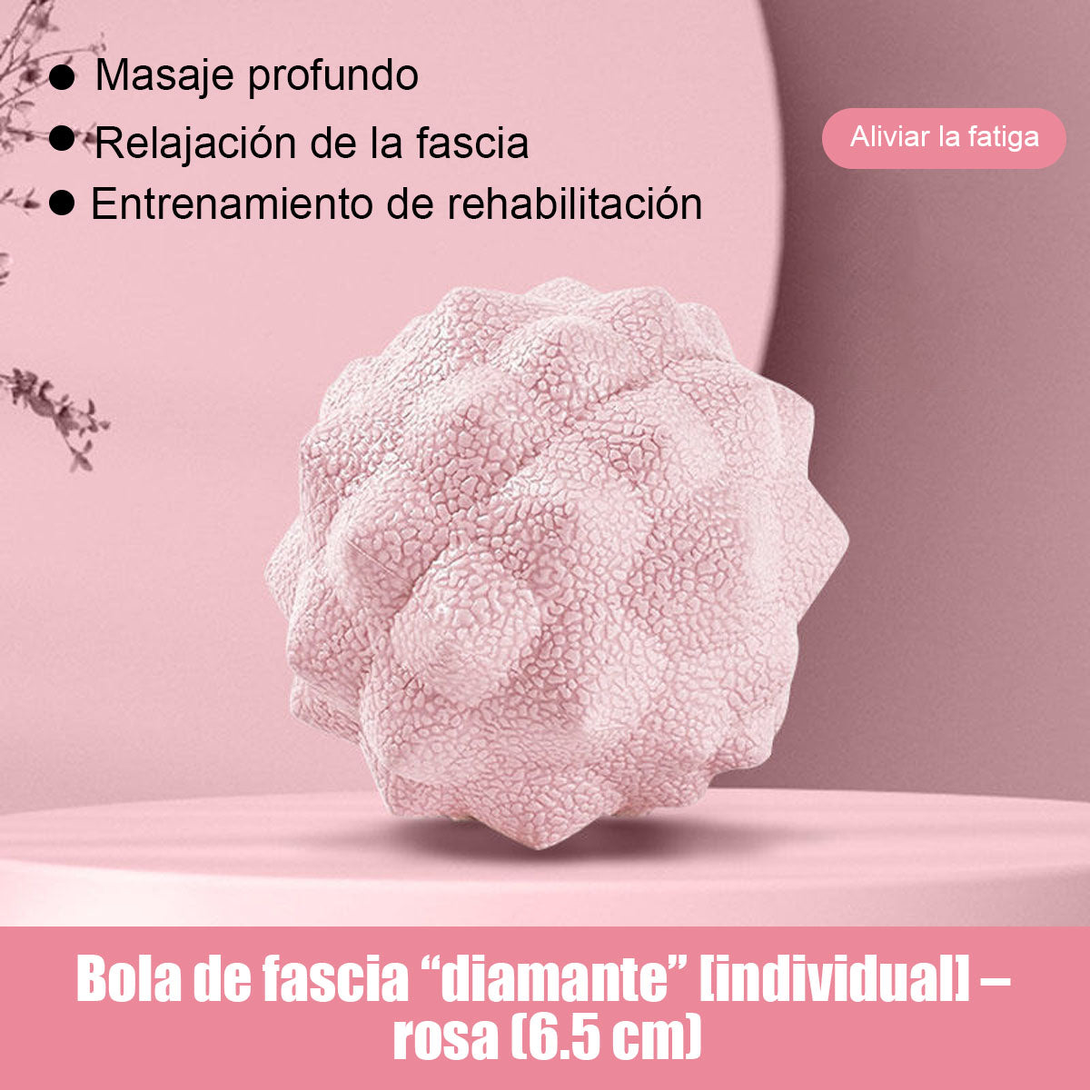 Bola de fasas para fitness y masaje, bola de masaje para cuello, hombros, cintura, piernas y alivio muscular, masaje de planta del pie, bola de cacahuate para yoga y cuidado de la salud.