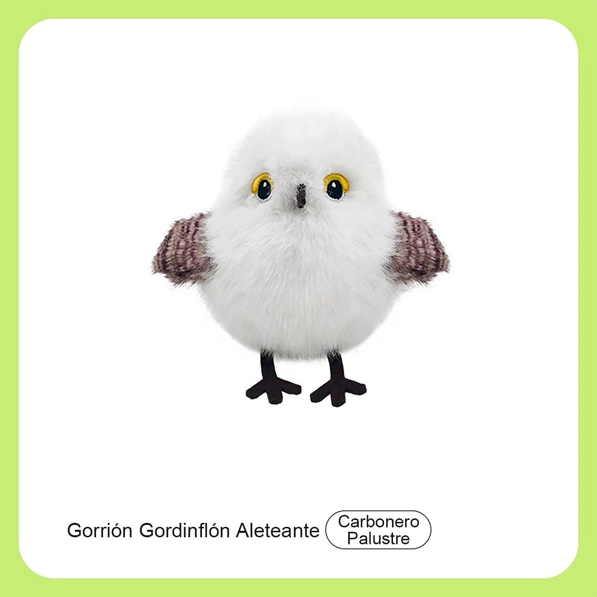 Juguete eléctrico de peluche para gatos, ave automática que aletea y hace sonidos, pajarito que canta “piu”, carbonero blanco y tucancito para entretener a tu gato.