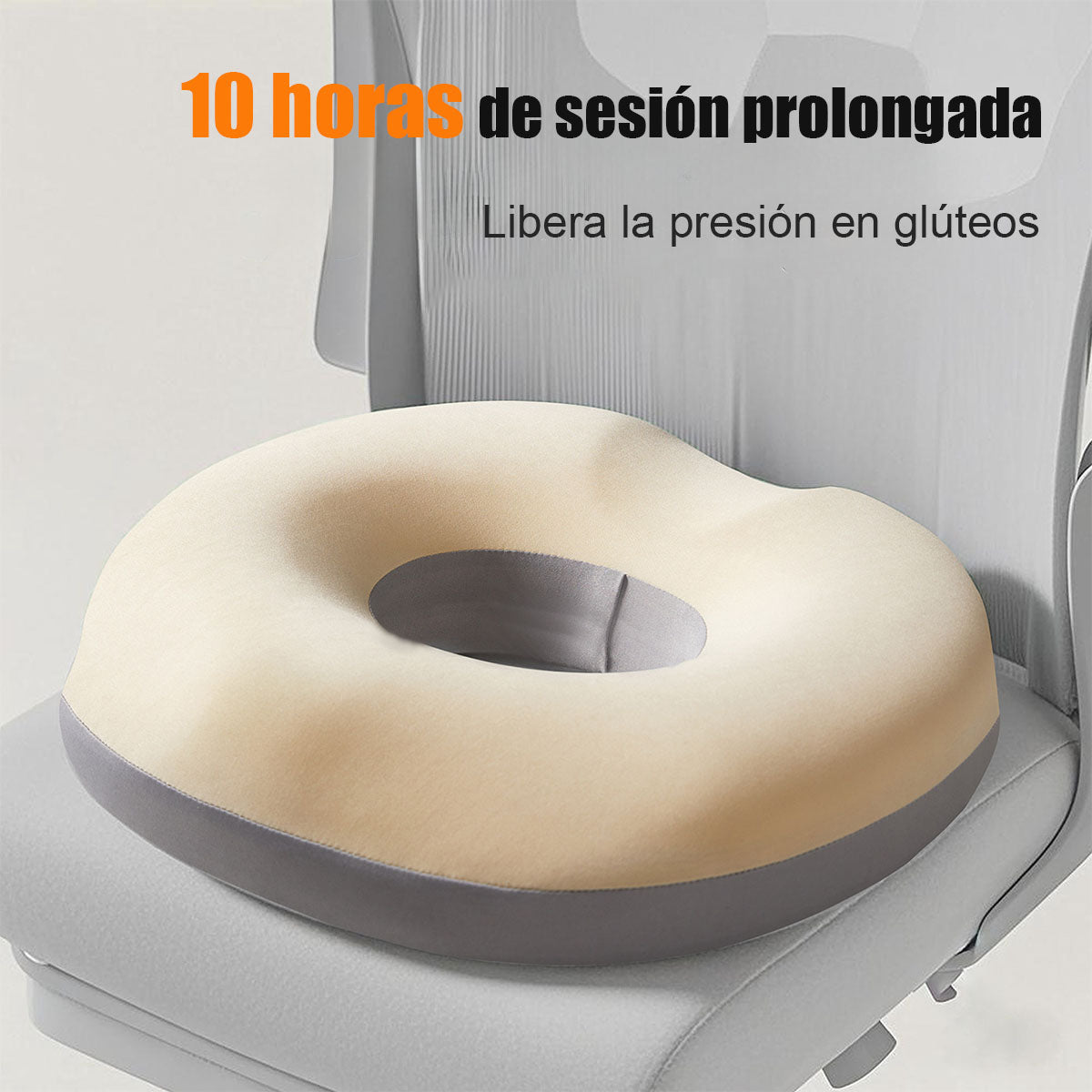 Cojín para glúteos de memoria: El rey de la comodidad. Alivia el dolor de coxis y es ideal para embarazadas, oficina y viajes.