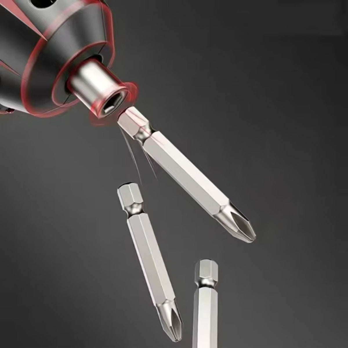 Juego de destornilladores eléctricos multifuncional, taladro eléctrico recargable y portátil.