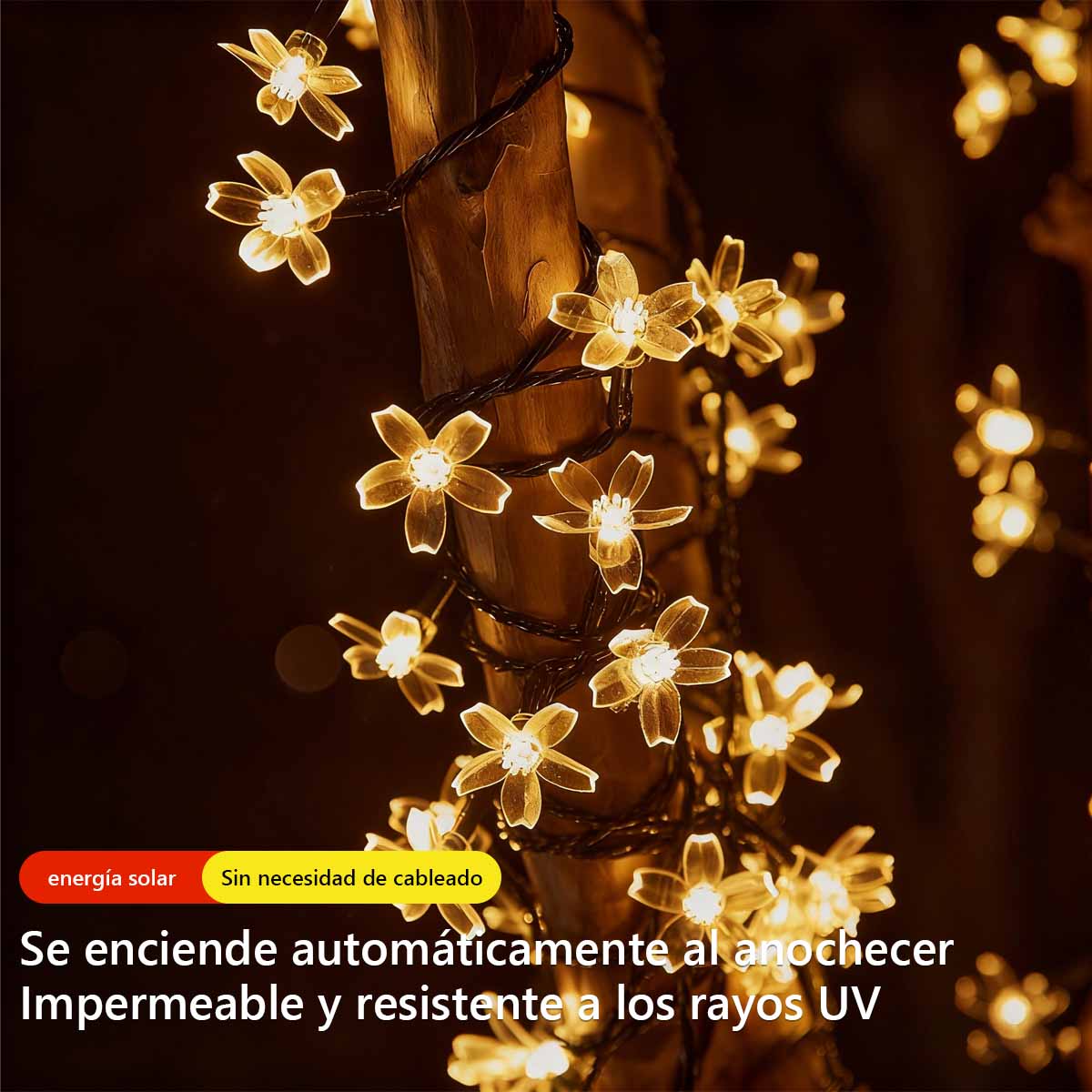 LED burbuja de luz solar, luces decorativas para exteriores, impermeables, perfectas para camping y jardines, con luces intermitentes.