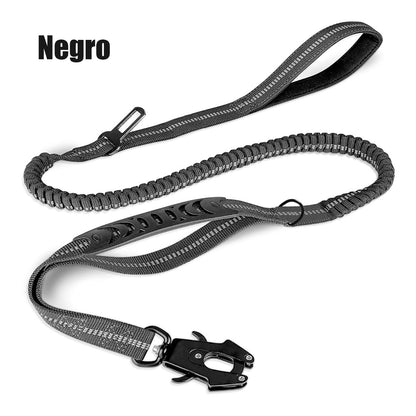 Vodítko pro střední a velké psy do auta, proti vytržení, odolné proti nárazům, s plynulým vysouváním a tlumením, pohodlné pro psa.
