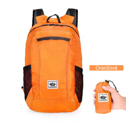 Skládací cyklistický batoh, velkokapacitní, lehký, sportovní a cestovní, outdoor provedení.