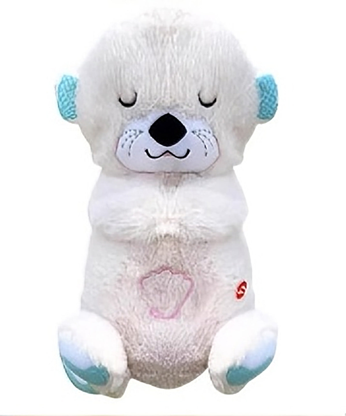 Nuevo peluche de nutria respiradora con música y luz, muñeco infantil de consuelo, juguete lindo para niñas, regalo de peluche.