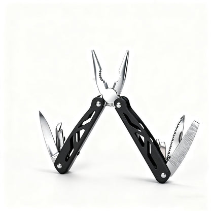 Alicates multifuncionales plegables, herramientas portátiles de acero inoxidable, pelacables, alicates eléctricos EDC y alicates para exteriores.
